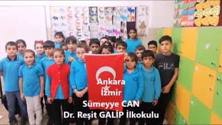 Ayça Demi̇r Eskişehir Cemalettin Gökay Anaokulu 10 Kasım Atatürkü Anma Haftası Şiirimiz Ortak Ürünü