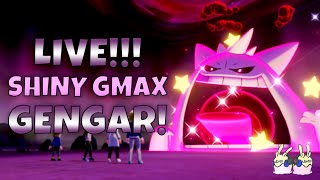 Live Shiny Gigantamax Gengar and shiny Galarian Corsola after 2722 den resets! 83 hours of hunting