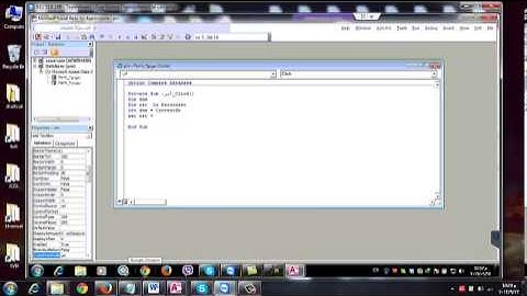 دورة في الأكسس النماذج والبرمجة ب VBA