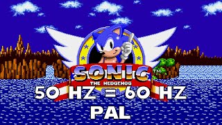 [Sonic ROM Hack] Sonic 1: 50Hz = 60Hz (PAL)