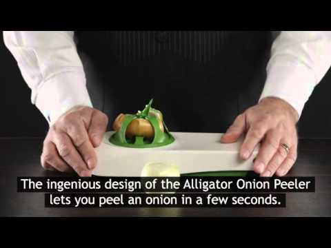 Alligator Onion Peeler