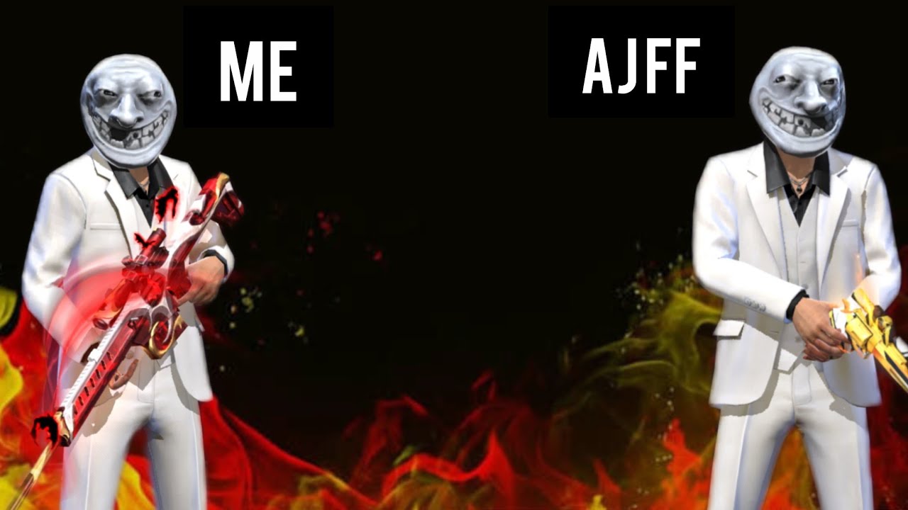 AJ FF VS ME LAWN WOLF GIRL GAME PLAY PRANK