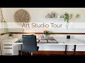 Art Studio Tour // My New Watercolor Painting Room