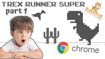 Cara Membuat Game dino Running T-Rex Episode 1 | Tutorial Scratch