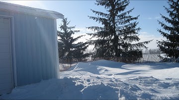 How to put up a Snow Fence