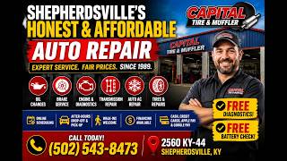 Shepherdsville's Honest Auto Repair Shop | Capital Tire & Muffler Since 1989