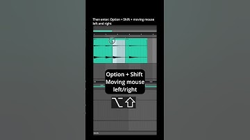 Move waveform within an audio clip #ableton #shorts