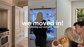 finally moving in!!! 🔑 renovating our victorian home series vlog | house tour uk