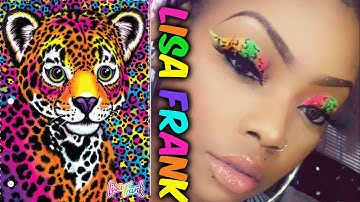 Color Cheetah Makeup Tutorial | Lisa Frank | Animal Print Makeup | Lush Legacy Pigments
