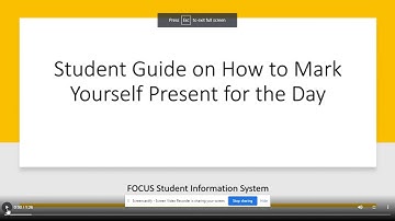 Taking Attendance in FOCUS