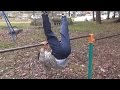 逆上がりができるようになるまでの一部始終　The forward upward flip was completed.