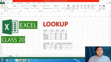 EXCEL-CLASS 20-LOOK UP SHEET||LEARN WITH ALI ABBAS