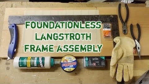 How to Foundationless Langstroth Frame Assembly Backyard Beekeeping 🐝 Foundationless Frames