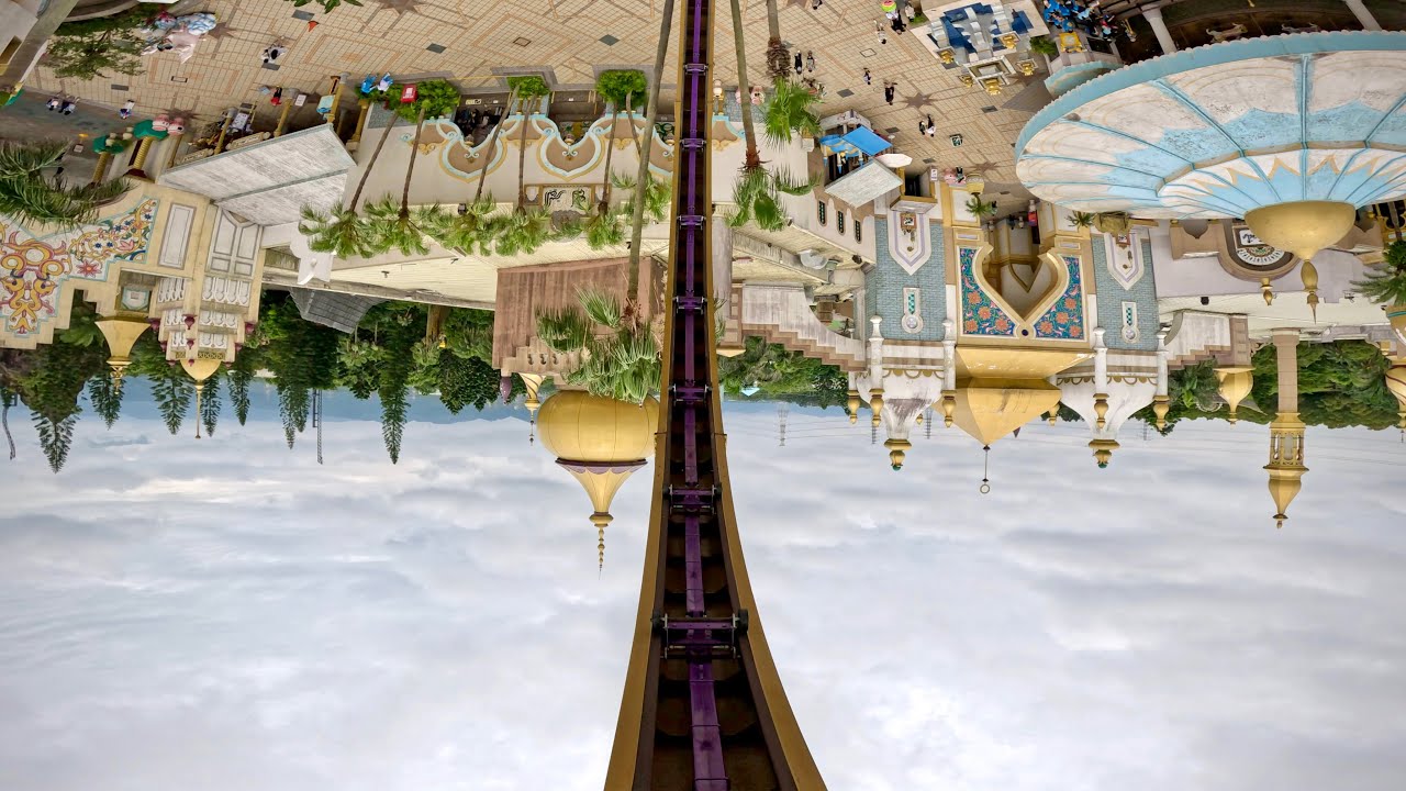 Hot Wheels 『風火輪』 on-ride POV (乗車映像) / 六福村テーマパーク (台湾)