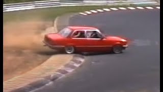 Nordschleife Touristenfahrten Many spins,some crashes May-July 1994