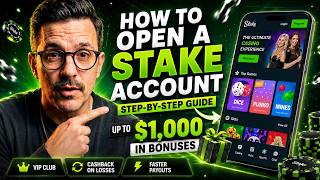 How to Open Stake Account 2026 🔥 Full Registration Step by Step 🎁 Bonus Setup