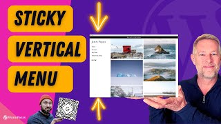 'Create a Sticky Vertical Menu Site in 30 Minutes  WordPress Gutenberg Tutorial'