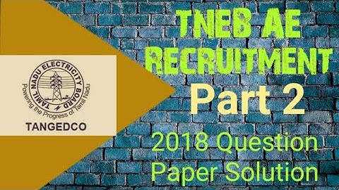 TNEB AE ECE 2018 answer key/tneb ae 2020/tneb ae ece preparation/tneb ae eee/trb/tneb ae solutions