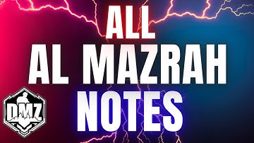 All Al Mazrah Note Locations | DMZ Note Locations