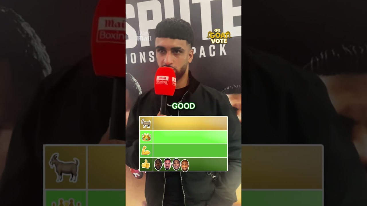 The GOAT VOTE with Adam Azim 🐐🥊 