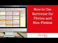 Writing Tips for Fiction and Non-Fiction with Scrivener