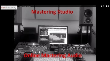 Mastering Studio. Online Mastering Studio. Red Mastering London