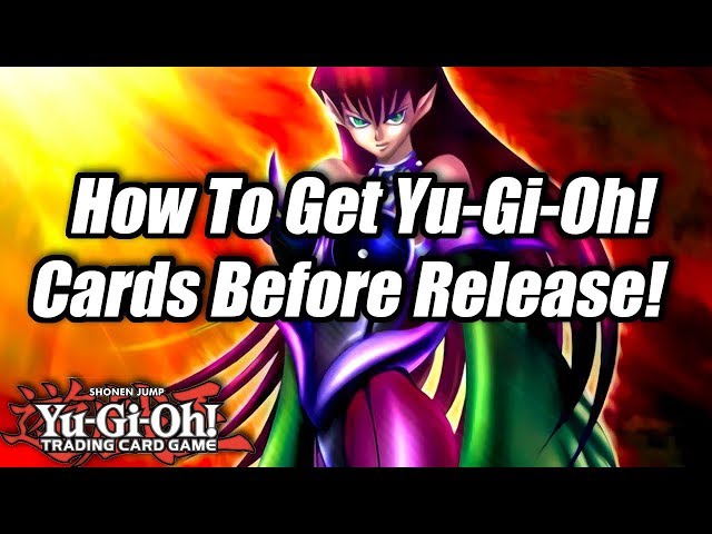 how to get yugioh cards How To Get Yu-Gi-Oh! Cards Before Release!