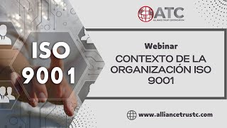 PARTE 1 Contexto de la organización ISO 9001