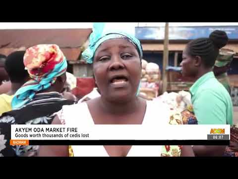 Akyem Oda Market Fire: Goods worth thousands of cedis lost- Badwam News on Adom TV (15-9-21) Akyem Oda Market Fire: Goods worth thousands of cedis lost- Badwam News on Adom TV (15-9-21)