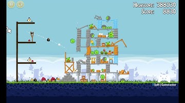 Angry Birds Modded Poached Eggs Full 3-Star Playthrough