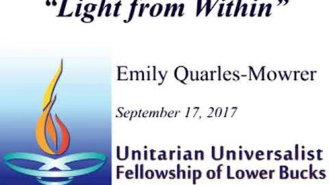 Light from Within ~ Emily Quarles-Mowrer