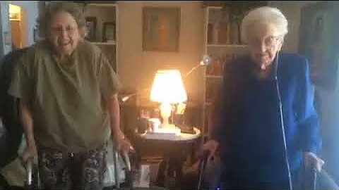 Palm Sunday 2015 with Granny and Maurine