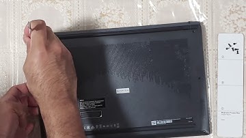 MSI Modern 14 Back Cover Removed