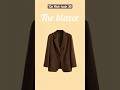 Coffee 🍵 Brown Blazer for women like 10x Rich look outfit #blazerdress