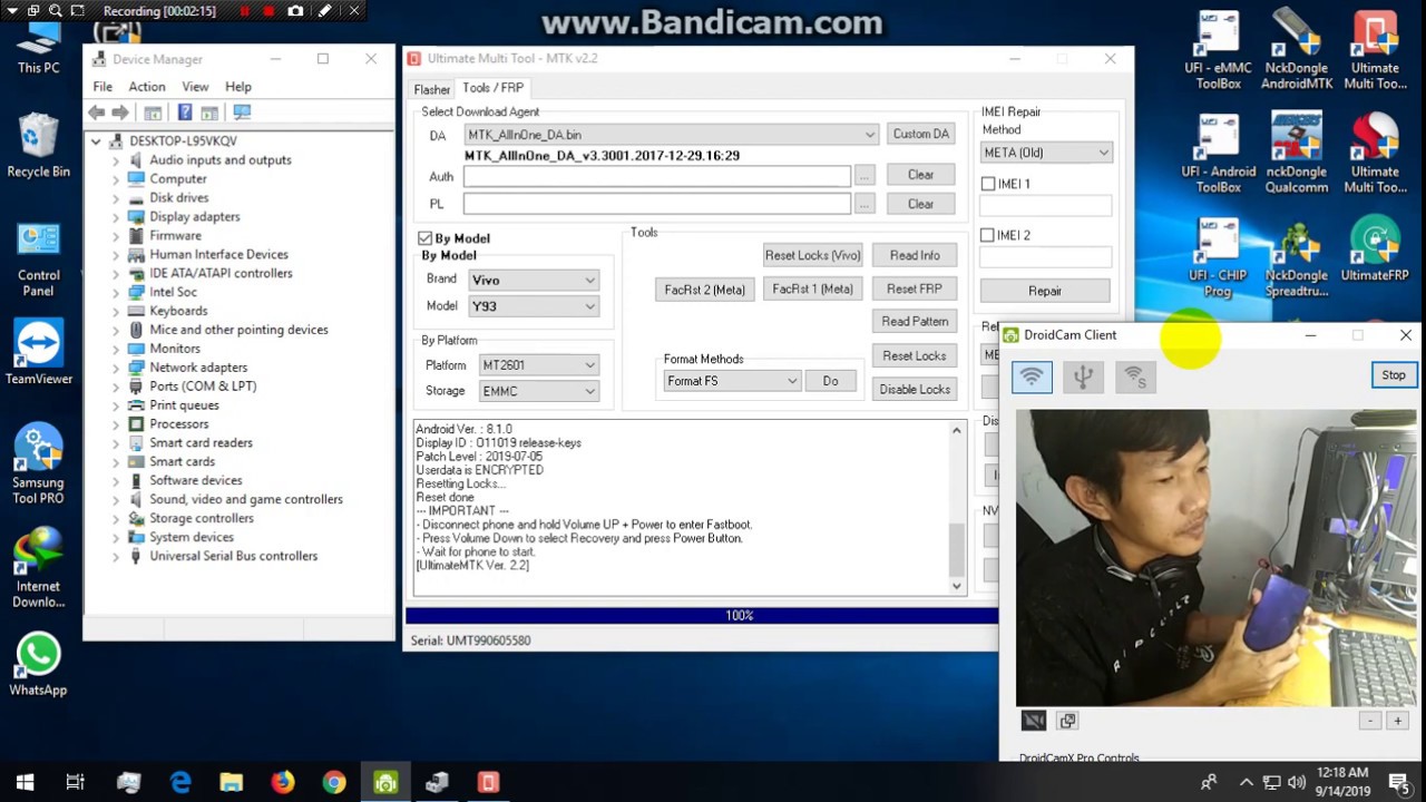 HOW TO REMOVE PIN VIVO Y93 PATTERN WITHOUT LOST DATA USING UMT MTK