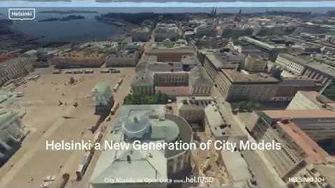 New generation city models of Helsinki