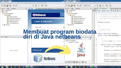 Membuat Program Biodata Dengan Menggunakan Java Netbeans