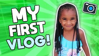 SAMIA'S FIRST VLOG + WATER PARK SLIDE