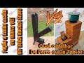 Como Fazer Fogão a Lenha de Tijolos DIY Brick Rocket Stove