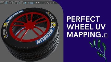 Wanna Learn How to Perfectly UV unwrap Complex Automobile Wheels Mesh In Maya. 💖😍👍❤️🙏💕