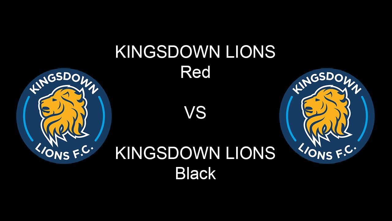 Kingsdown Lions Red vs Kingsdown Lions Black YouTube