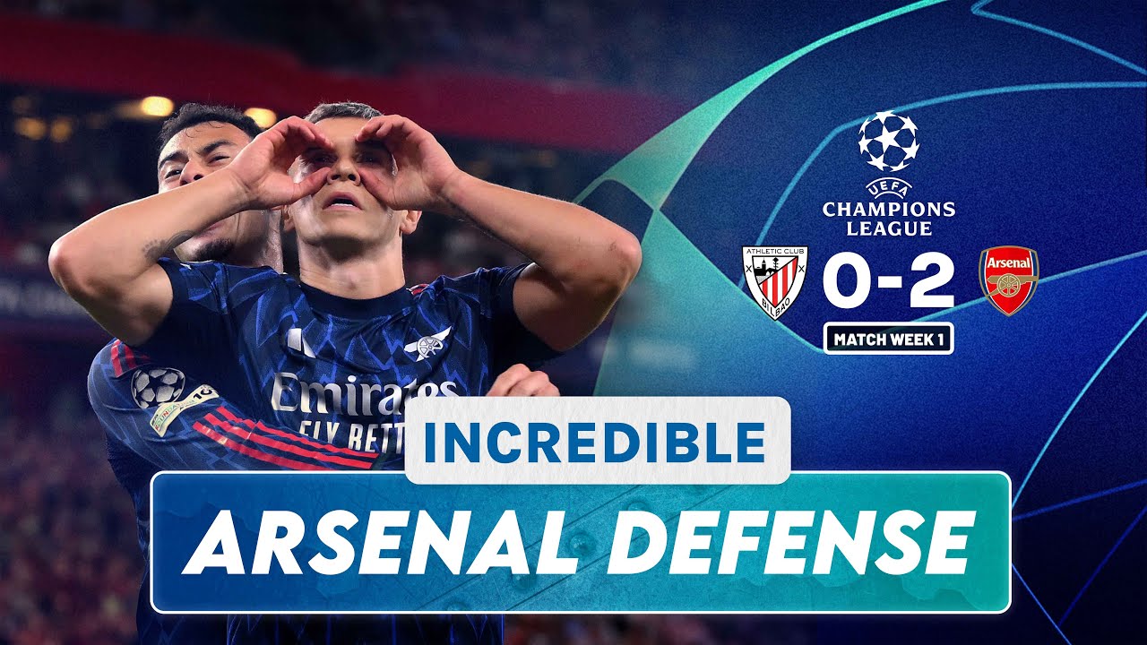 WHY ARSENAL'S DEFENSE IS INCREDIBLE - ATLETIC BILBAO 0-2 ARSENAL -  REVIEW - MR S REACTS