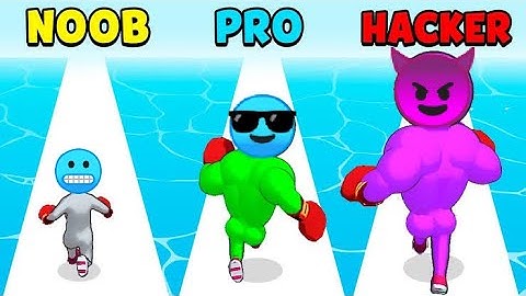 NOOB vs PRO vs HACKER -Level Up Runner | Android,Ios Game