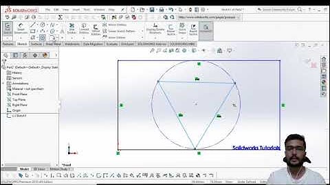 how to use polygon, Text, chamfer and fillet command in SOLIDWORKS ll Technical Classes ll In Hindi