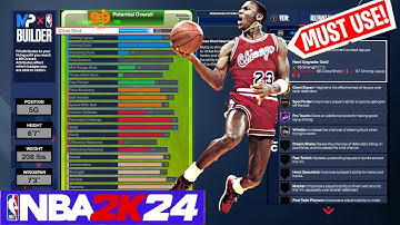 NEW NBA 2K24 Micheal "Air Jordan” Jordan BUILD 🔥 6’7 2-Way Slashing Threat Guard BUILD!