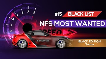 NFS || Most Wanted Black Edition || #Blacklist 15 Complete 100%