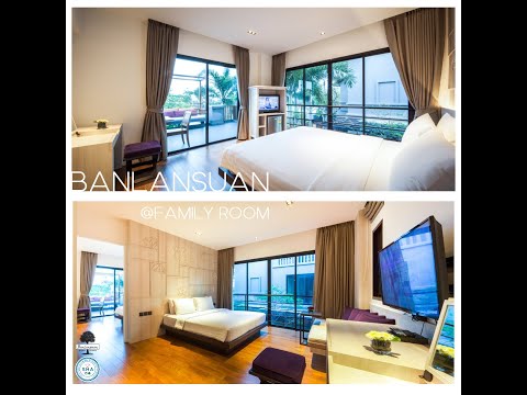 ห้องครอบครัว บ้านลานสวนรีสอร์ทชะอำ
