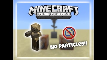 How to REMOVE Particle effect - MCPE