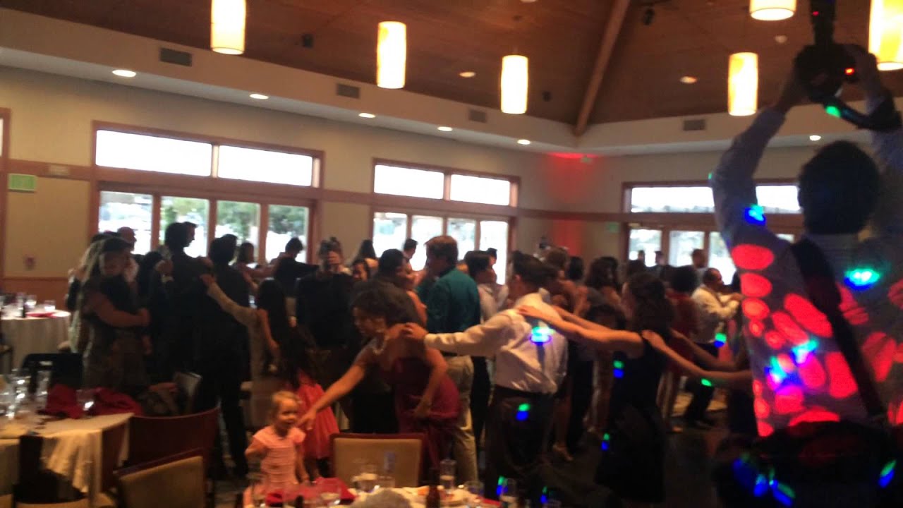 Conga line at a Wedding w/ DJ An Angel's Creation March 22, 2015 YouTube