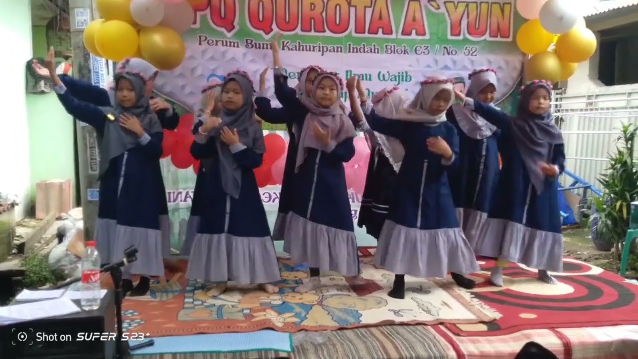 Kreativitas kelas Ta' ( anak solehah) TPQ Qurrota A'yun 